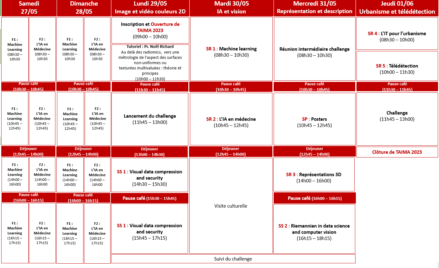 Taima'2023 - programme